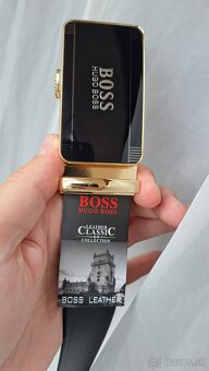 Nový opasok Hugo Boss čierny - 3