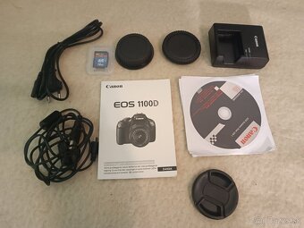 Canon EOS 1100D + objektív, príslušenstvo a taška - 3