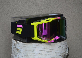 Predám sx mx atv shot okuliare žlto ružové zrka. sklo - 3