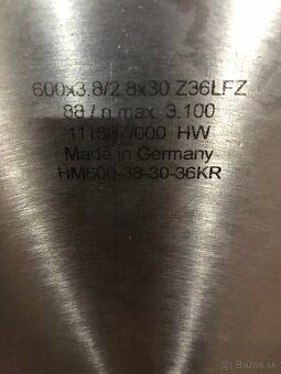 Pílový vidiový kotúč 600mm KRAMP - 3