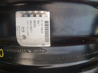 Opel disky R16 5x110 pneumatiky - 3