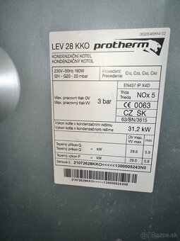 kondenzačný kotol Proteherm LEV 28KOO 31,2kW - 3