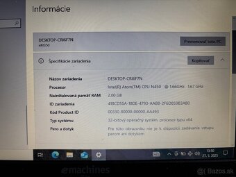 EMACHINES eM350 (MINI NOTEBOOK) - 3