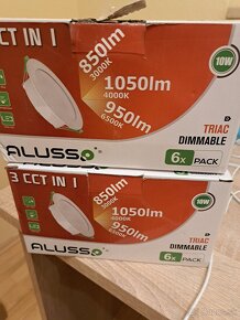 2x6ks ALUSSO LED lampy 10W IP44 - 3