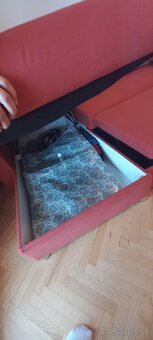 Čalúnená rohová rozkladacia sedačka za odvoz - 3