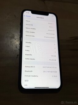 Predám Apple IPhone 12 128GB Blue Stav Nového Telefónu - 3