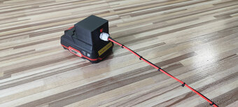 Adaptér batérie parkside 20V s voltmetrom + vypínač - 3