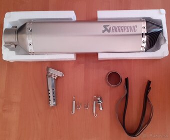 Ladená koncovka výfuku Akrapovič dlhá verzia 470mm - NOVÁ - 3