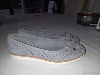 Dámske - dievčenské poltopánky - balerínky č. 38 - 3