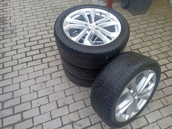 Dezent 8Jx20H2 ET48, pneumatiky Nokian zimné 255/45 R20 - 3