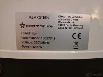 Predam mixer Klarstein - 3