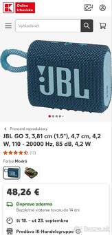 JBL Go3 na predaj - 3