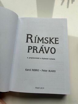Rímske právo - Karol Rebro, Peter Blaho - 3