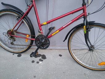 dámsky horský retro bicykel SHIMANO,26"kolesá,19"rám( - 3