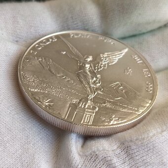 Striebro 2 OZ Libertad 2017 Mexiko  - 3
