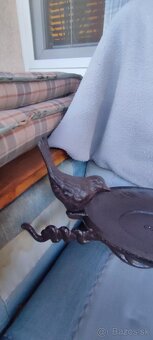 Liatinová miska, krmítko aj pre vtáčiky - 3