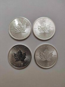 Investicne striebro canadian maple leaf - 3