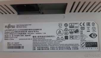 Predám monitory Acer B246HL, Fujitsu B24-8T Pro, Acer SA240Y - 3
