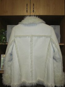 smotanovobiely "kožuštek" v. M - XL - 3