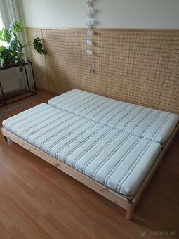 IKEA stohovacia posteľ UTÅKER + 2x matrac - 3