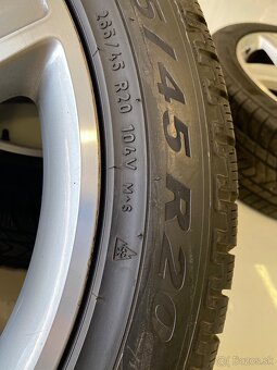 Disky Mercedes GLE 166 20 5x112-66,6 a pneu ZIMNÉ 265/45 R20 - 3