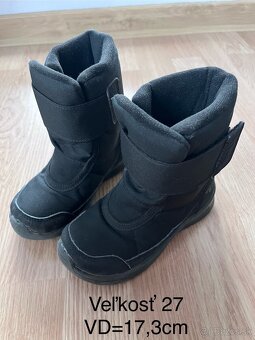 Quechua 27, čierne zimné snehule - 3