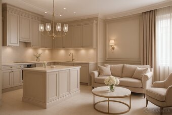 Na prenájom svetlý a nadštandardný 2-izbový byt v elegantnom - 3