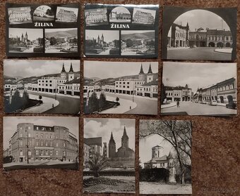 Pohľadnice - ŽILINA (čiernobiele + malý formát) - 3