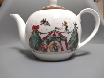 porcelanova vianocna kanvica s krabicou - 3