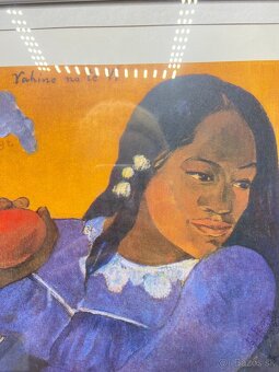 Gauguin - Žena s mangom, reproducia - 3