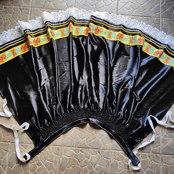 Kroj Piešťany zástery - predná a zadná - 3