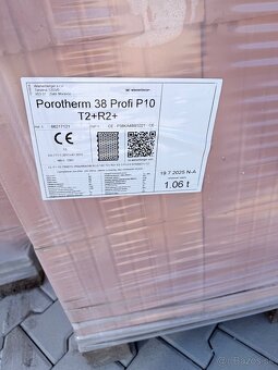 Tehla brúsená Porotherm 38 Profi P10 - 3