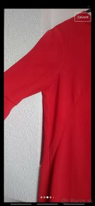 Rovné červené šaty - 3