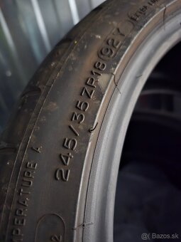 2ks zánovne letne pneumatiky 245/35 r18 - 3
