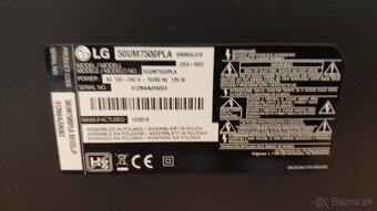 Predám pokazený TV LG 50UM7500PLA - 3