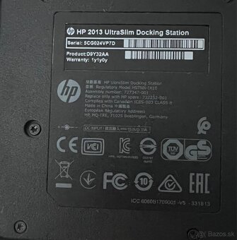 Predám dokovaciu stanicu pre ntb HP 2013 Ultraslim. - 3