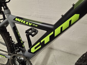 Detský bicykel CTM WILLY 2.0 MATNÁ ŠEDÁ/ŽLTÁ - 3