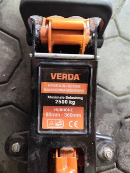 Hydraulický Zdvihák Verda 2,5t - 3