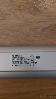 strešné lyžiny Opel Astra J - nové - 3