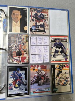 Hokejové kartičky - John Vanbiesbrouck 1 - 3