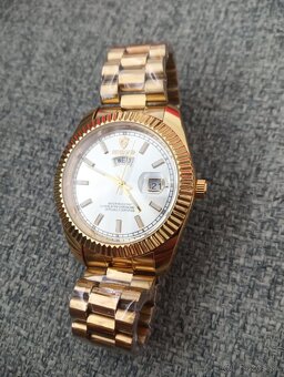 Hodinky Day Date nové, na štýl Rolex-iek - 3