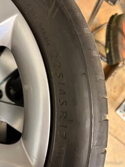 Kolesá 5x112 r17 letné pneumatiky - 3