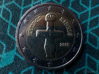 🪙 2 € minca Cyprus 2018 – Idol z Pomosu - 3