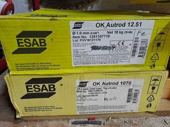 Predám bazicke elektródy esab 121. - 3