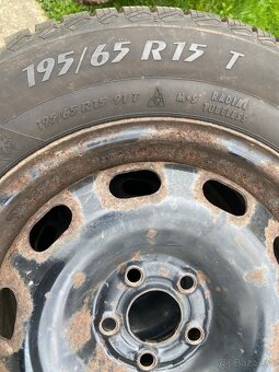 Zimné pneumatiky na plechových diskoch 195/65 R15 Matador - 3