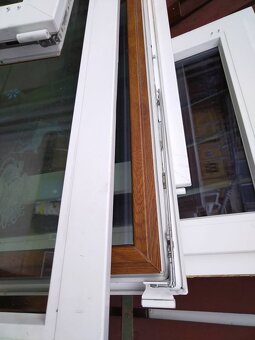 Plastové okná/ bielo hnedé - 3