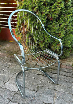 Chrómové stoličky Gastone Rinaldi - 3