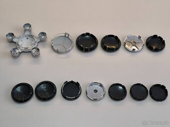 VW Emblemy kolies 75-56mm - 3