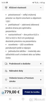 Predám chladiarensku vitrinu. - 3
