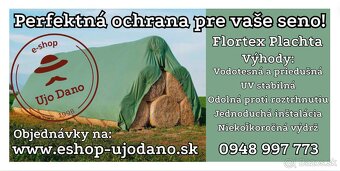 Plachta na seno Flortex najvyššia hustota až 160g/m2 - 3